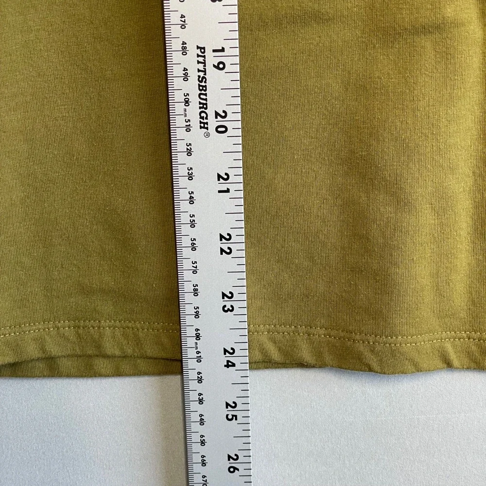 Garnet Hill Khaki Floral Embroidered Top - Picture 8 of 8